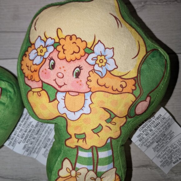 Lot of 2 - Lemon Meringue & Orange Blossom Pillow 7"×10" Strawberry Shortcake - Picture 3 of 5